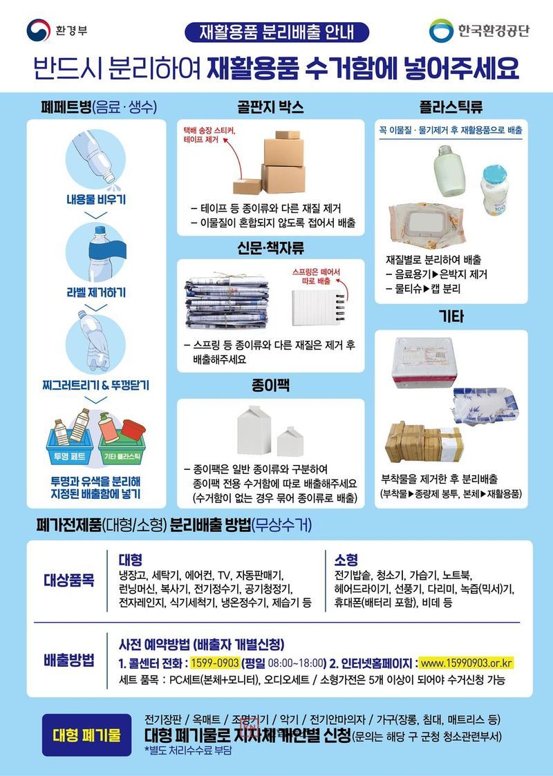 함양군 계도반이 함양읍 시가지에서 주민들에게 올바른 쓰레기 배출 방법을 설명하고 있다. (함양군 제공)