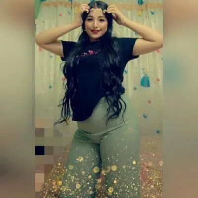 Adult Woman Posing Indoors