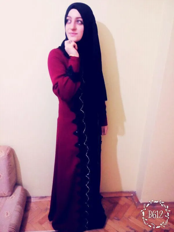 Woman in Long Dark Dress