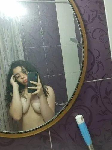 Topless Mirror Selfie in Bathroom