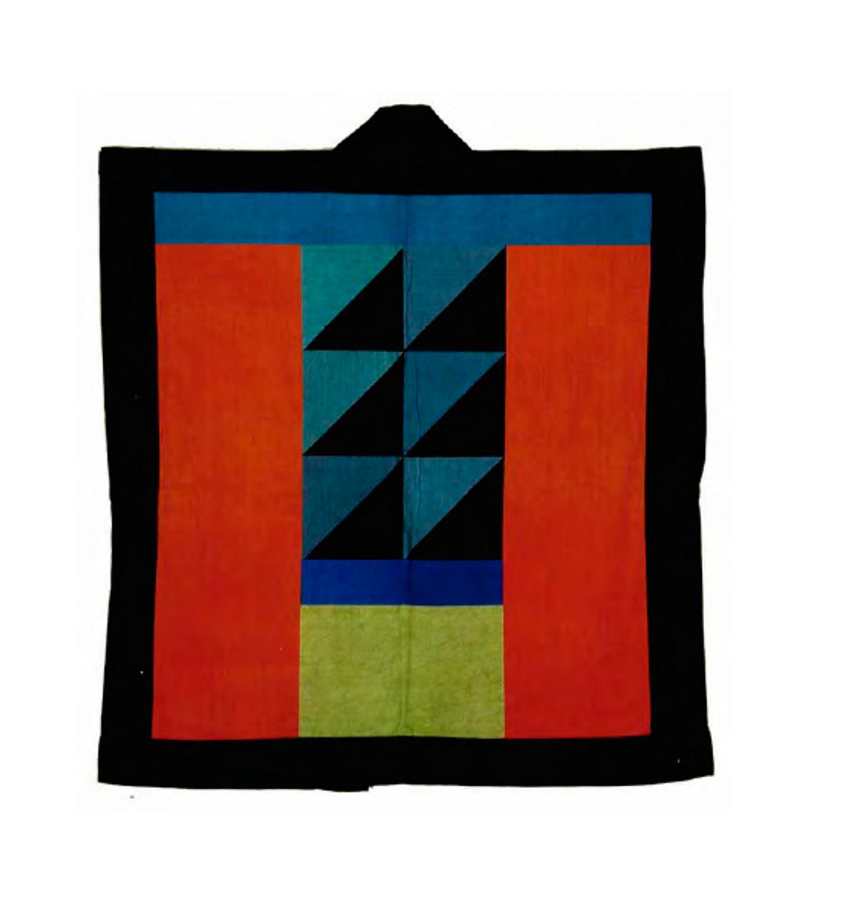 Pharaonic triangles, 1982 | Hand dyed cotton 240 x 200 cm