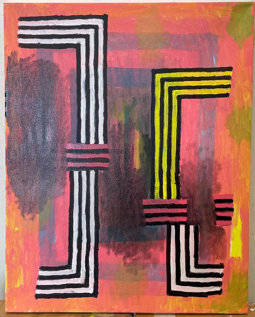 A Series of Broken Arms, 2022 | oil on canvas 40.6 x 50.8 cm