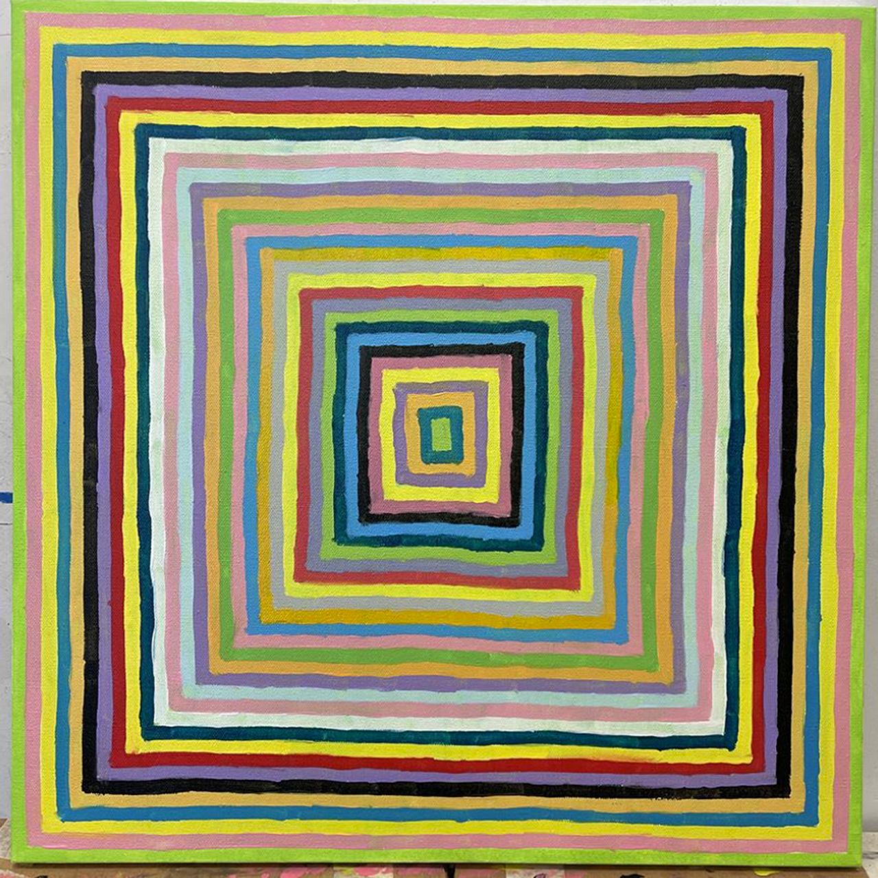 Intimate Architecture, 2022 | oil on canvas 50.8 x 50.8 cm