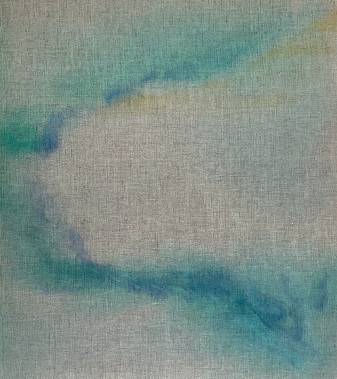 Ciel de Octobre,  2023 |  Acrílica e aquarela sobre linho cru  60 x 66 cm