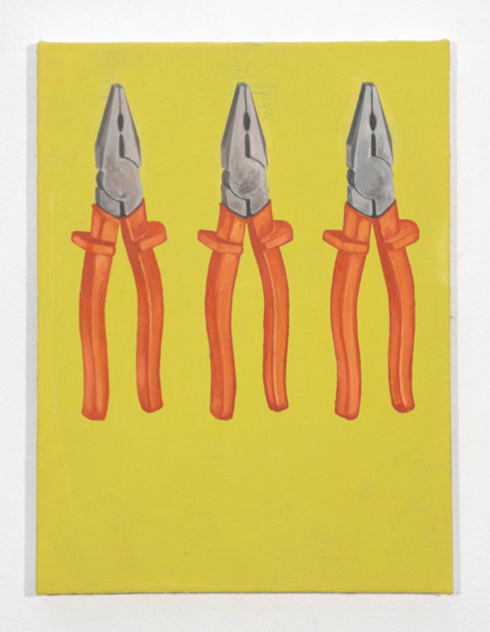 Trio Alicate, 2023  |  Óleo e cera de abelha sobre tela 30 x 40 cm