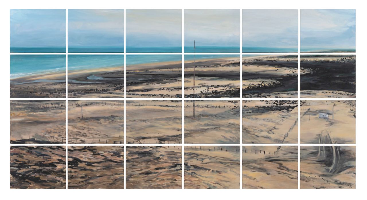 Over the horizon (II), 2022 | Oil on Canvas 270 x 140 cm