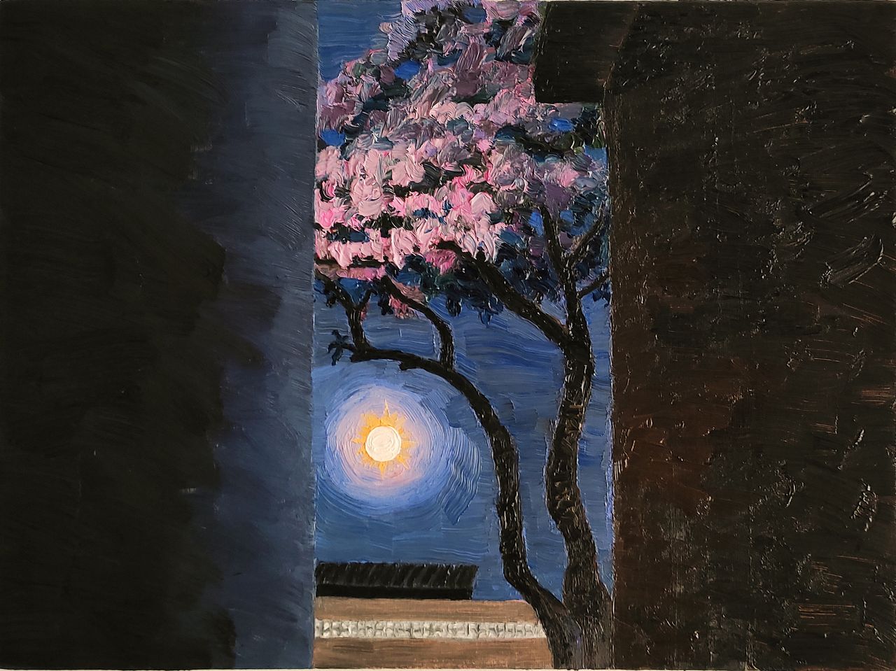 Vão, 2023 | Óleo sobre tela 40 x 30 cm