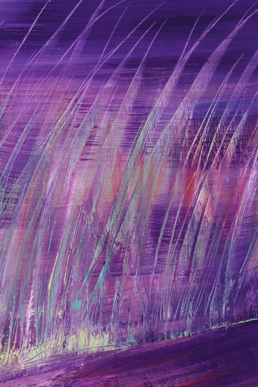 Purple Moon, 2022 | Óleo sobre tela 109 x 148 cm