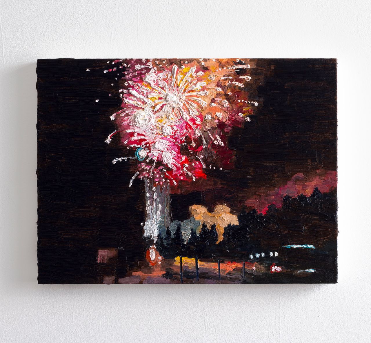 Fogos, 2023 | Óleo sobre tela 40 x 30 cm