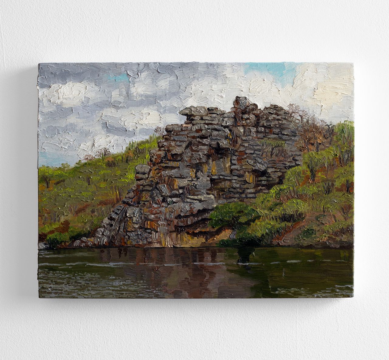 Rochedo, 2023 | Óleo sobre tela 40 x 30 cm