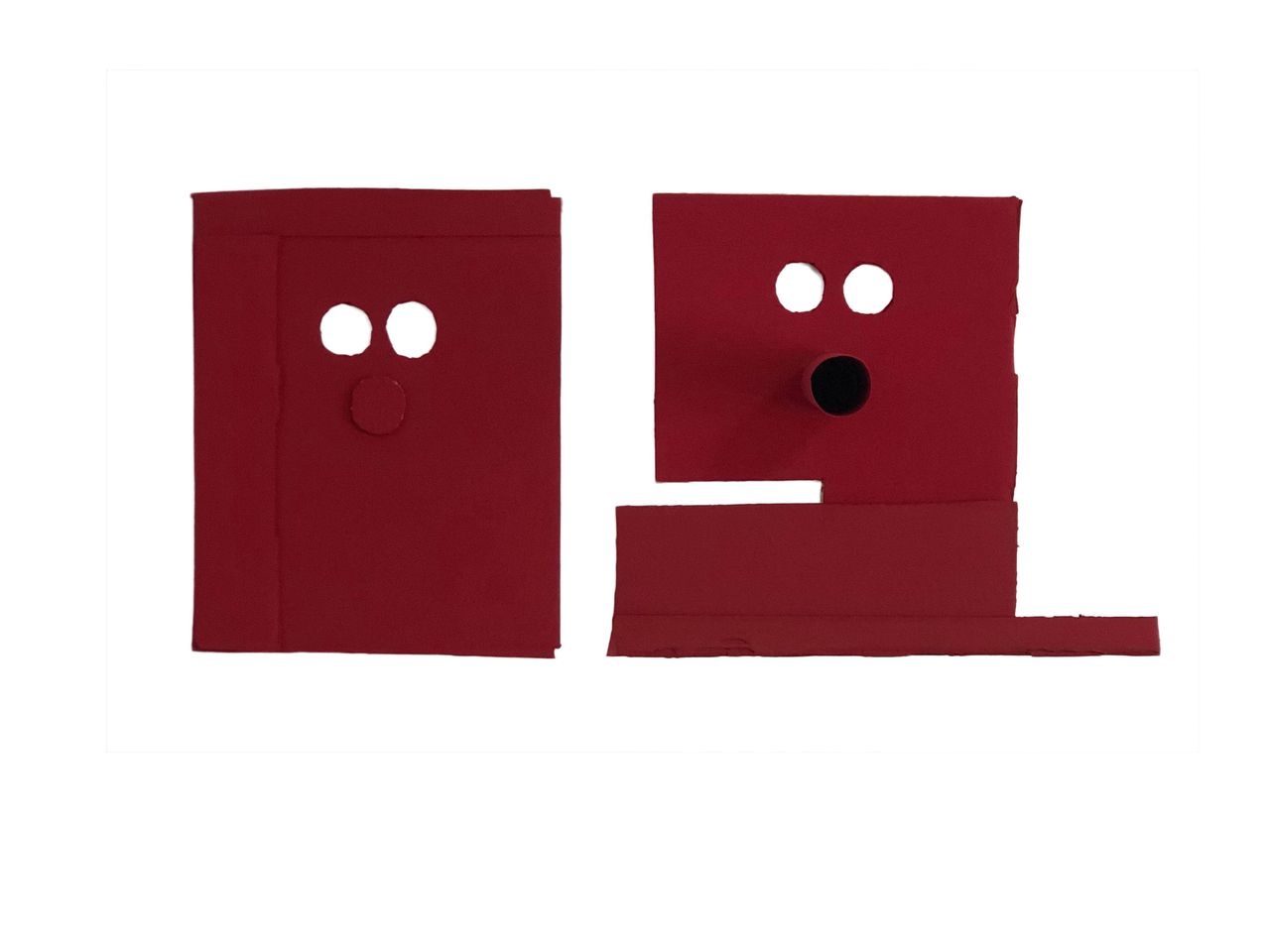 Dupla, 2023 | Acrílica sobre papelão 32 x 41 cm