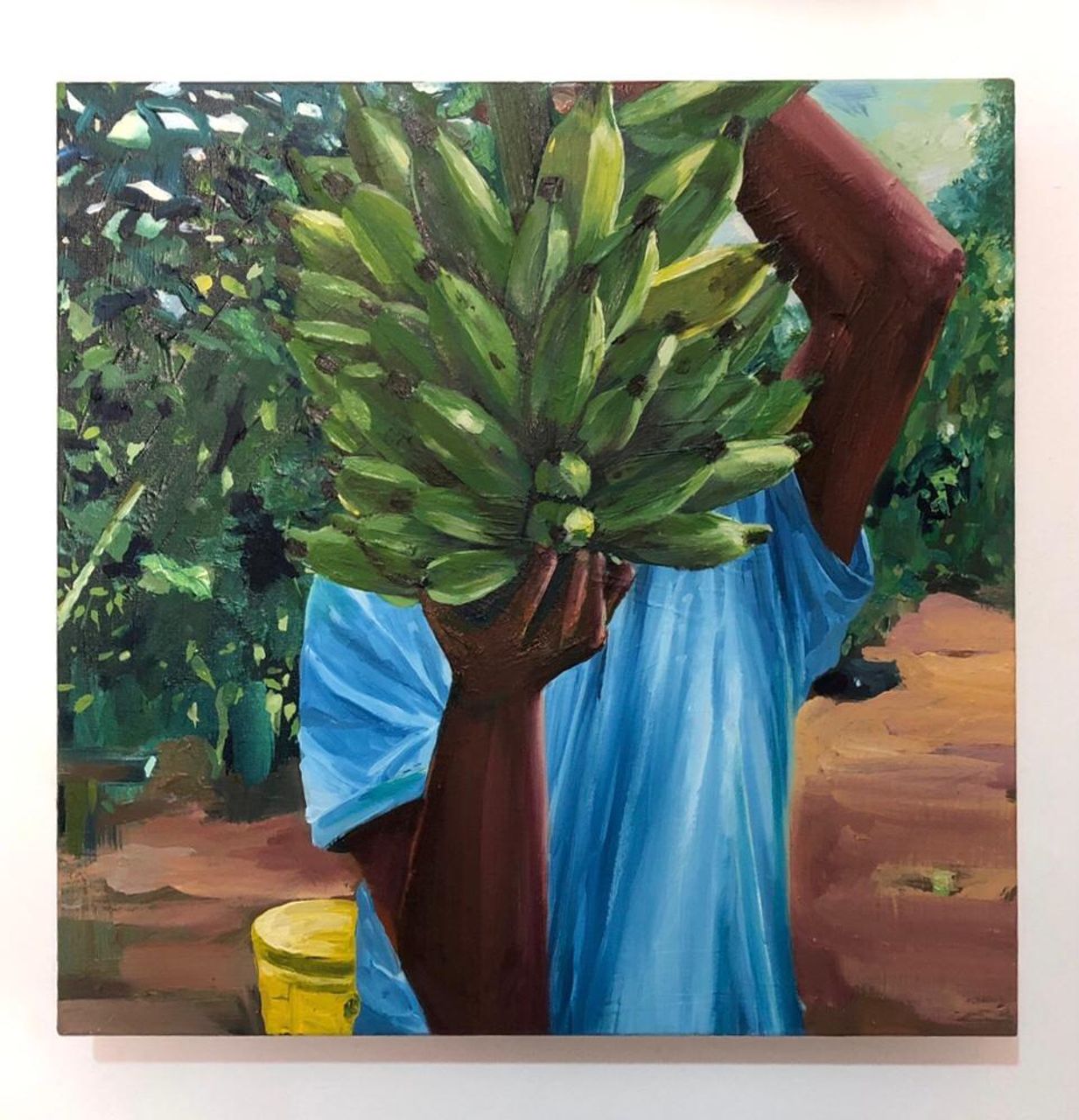 Bananas, 2023 | Óleo sobre tela 40 x 40 cm