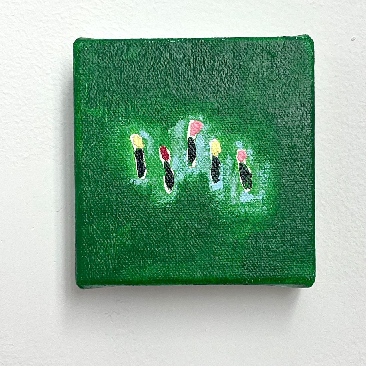 Notes on Being, 2023 | acrylic on canvas 10.2 x 10.2 cm