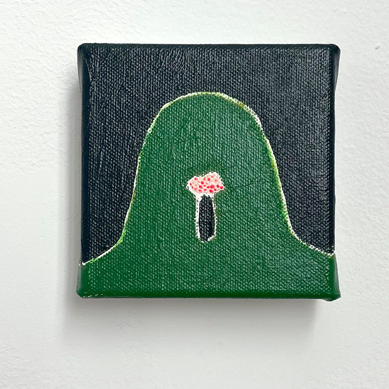 Notes on Being, 2023 | acrylic on canvas 10.2 x 10.2 cm