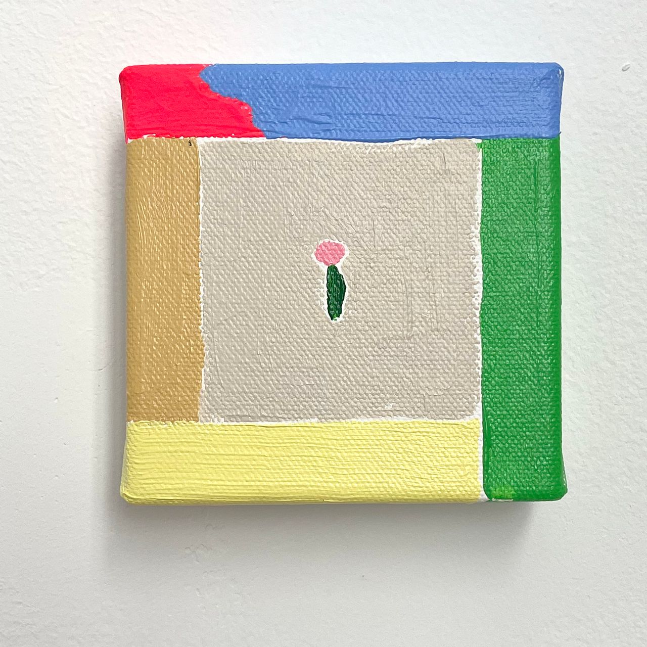 Notes on Being, 2023 | acrylic on canvas 10.2 x 10.2 cm