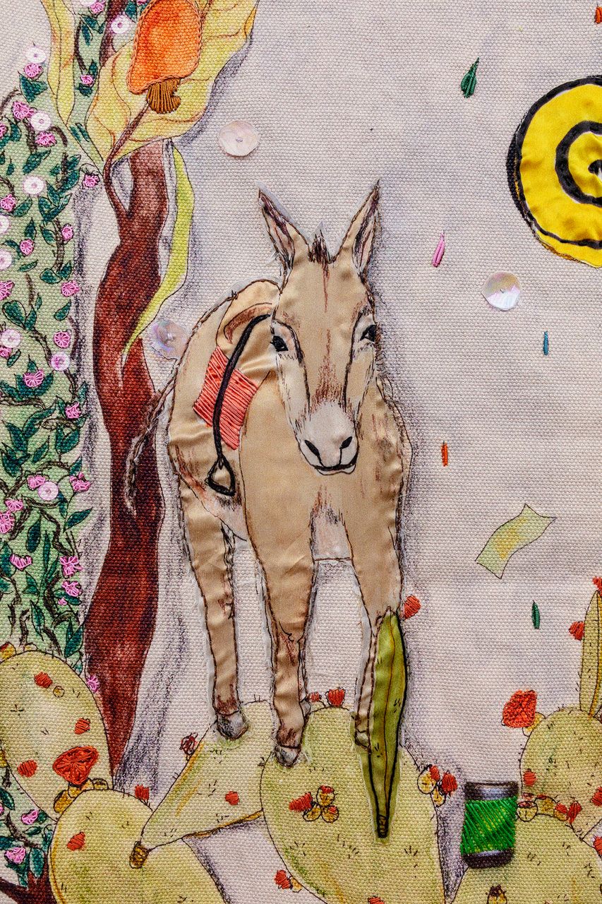 Jane Fonda [tapeçaria], 2022 | tapestry 180 x 140 cm