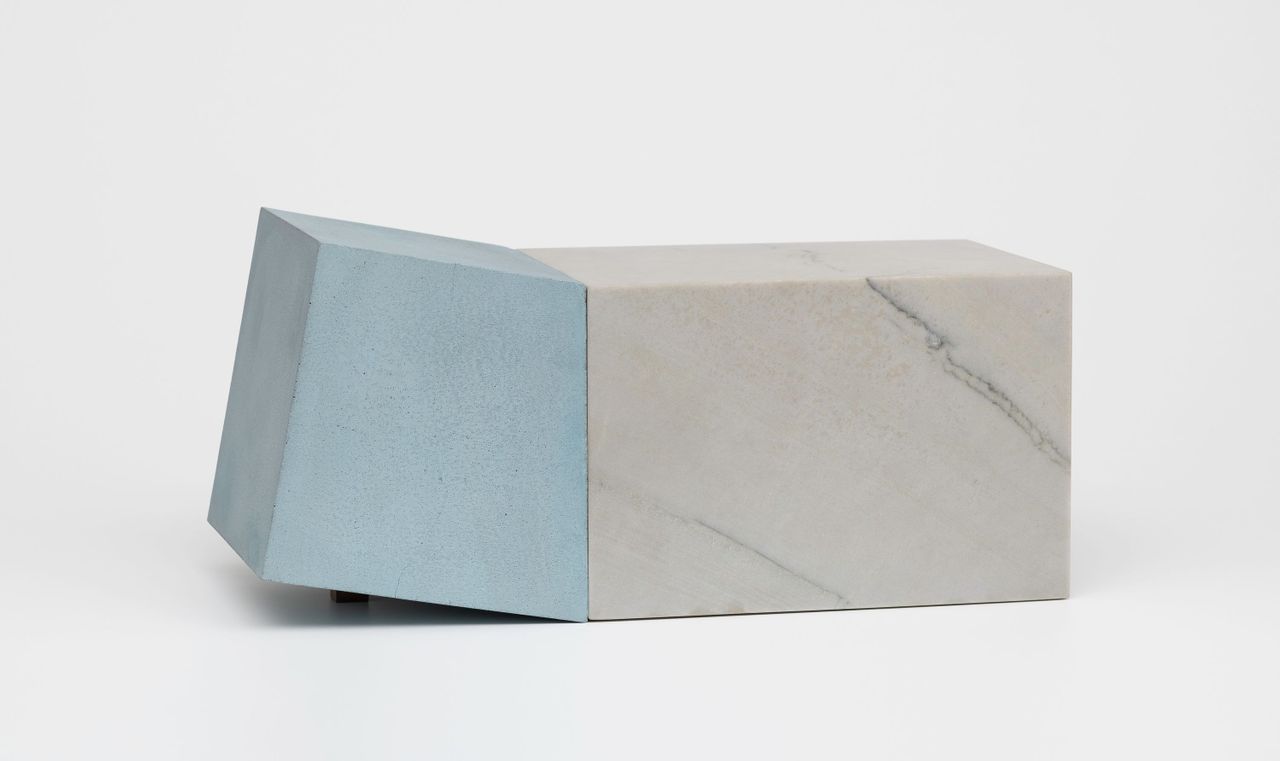 Untitled, Jazida Series, 2018 | Pigmented concrete and Yosemite quartzite 20 x 20 cm