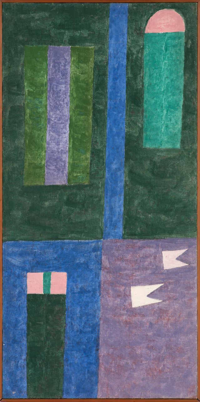 Untitled, 1971 | Tempera on canvas 42.5 x 85 cm