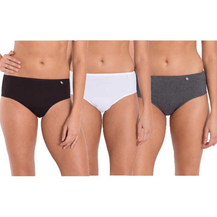 Jockey Simple Comfort Women Pack of 3 Printed Assorted Hipster Briefs 1406