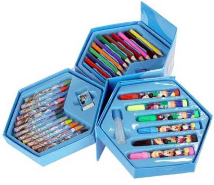 Colouring Combo Colors Box Color PencilCrayons Water Color Sketch Pens  Set of 42 in 1