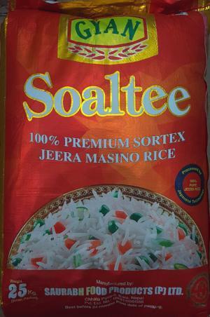Best deals for Gyan Soaltee Jeera Masino Rice - 25 KG in Nepal ...