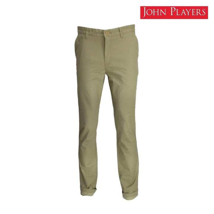 John Players Slim Fit Men Beige Trousers - Buy HONEY YELLOW John Players  Slim Fit Men Beige Trousers Online at Best Prices in India | Flipkart.com