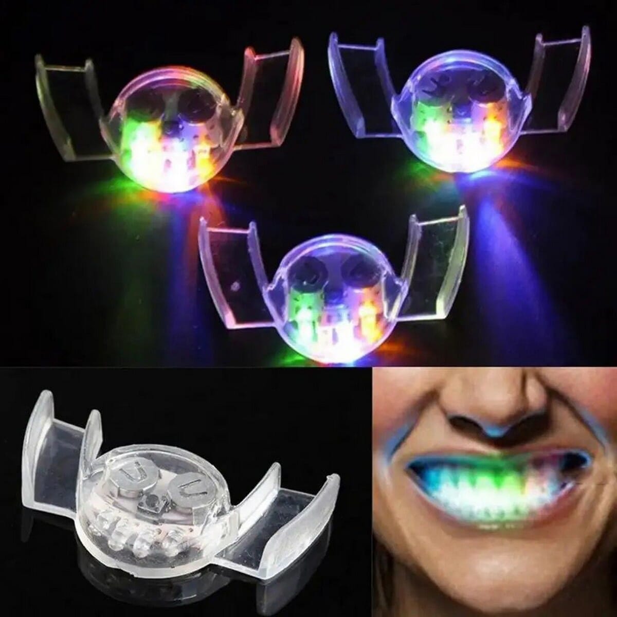 Best deals for Masala Beads 1pcs LED Glowing Braces Flashing Tooth ...