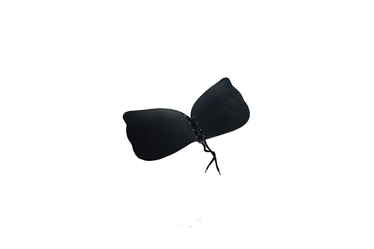 Strapless Backless Bra Push Up Silicone Drawstring Adjustable