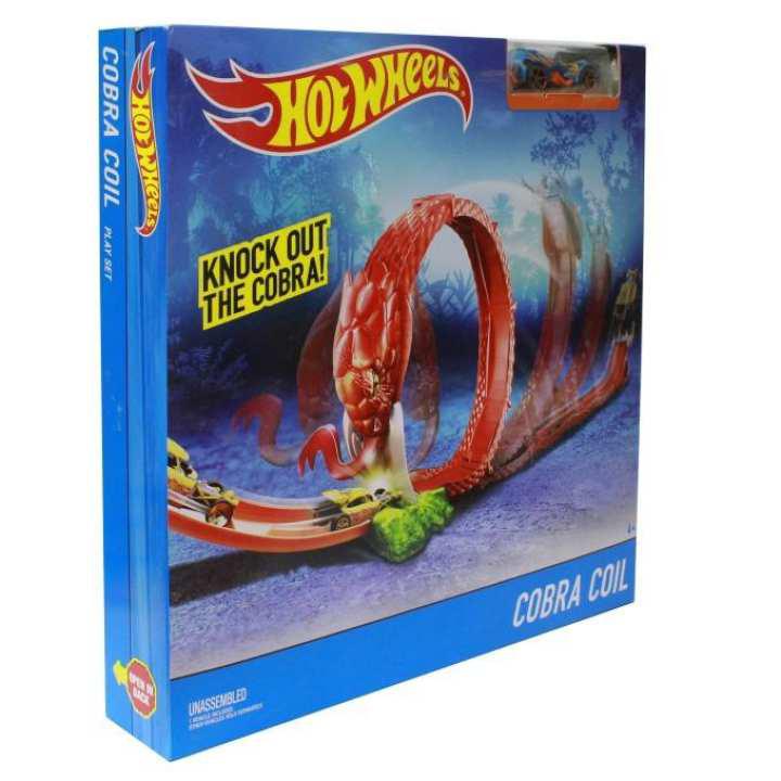 hot wheels cobra coil track set