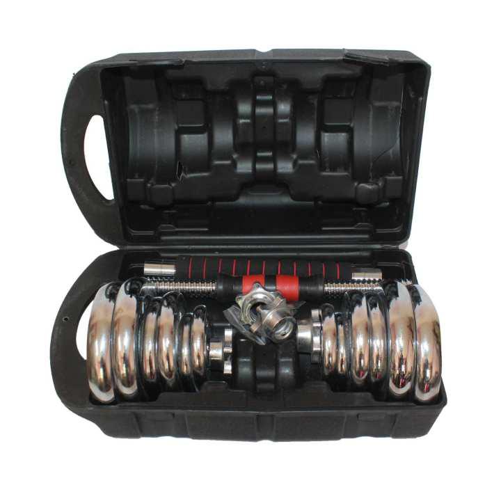 Best deals for Chrome Dumbbell Set Adjustable Spinlock York