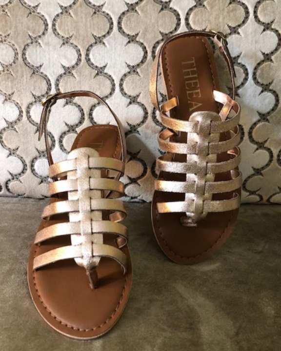 Best deals for Theea Rose Gold Gladiators Sandals For Women in Nepal ...