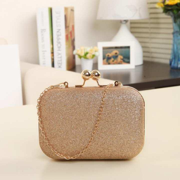 Luxury Rhinestone Evening Purse Women Luxury Glitter Ruched - Temu