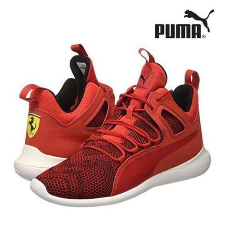 puma ferrari sf evo cat mid sneakers