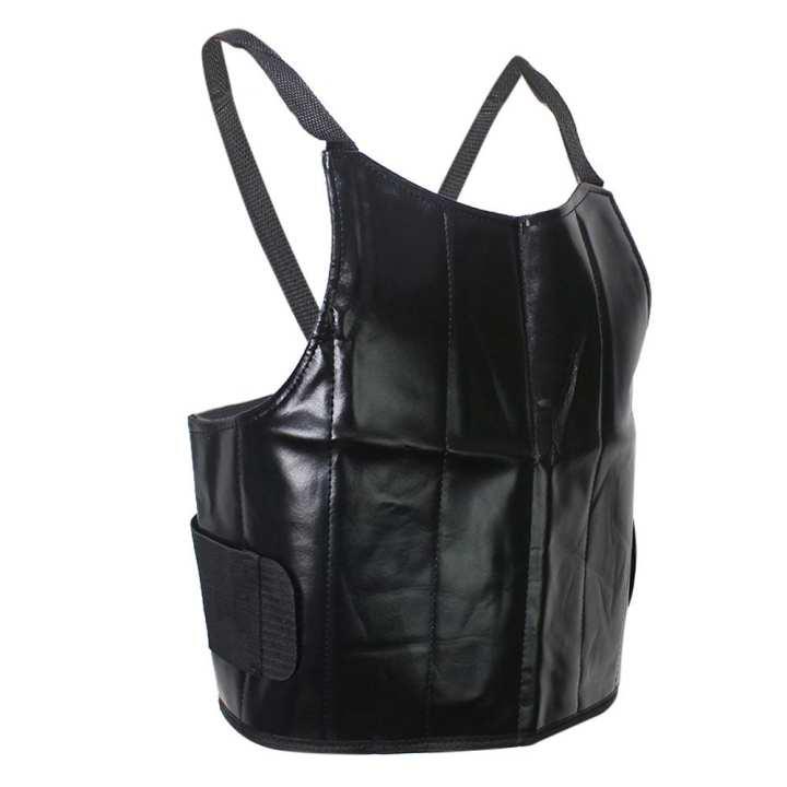 Black Solid Chest Guard