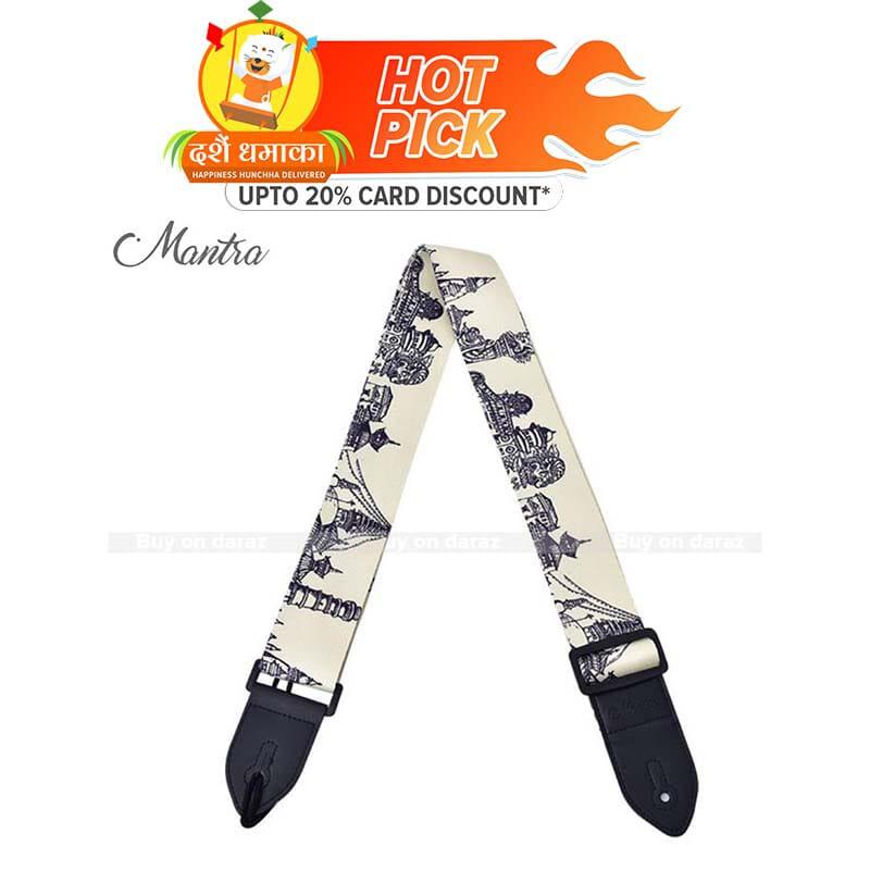 Best deals for Mantra Nepali Heritage Printed Guitar Strap in Nepal