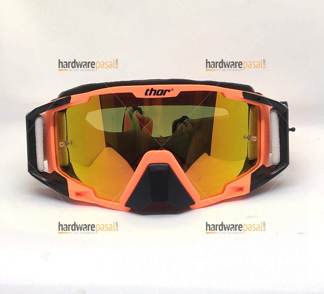 Best deals for Thor Riding Goggles- Orange Write a Review in Nepal ...