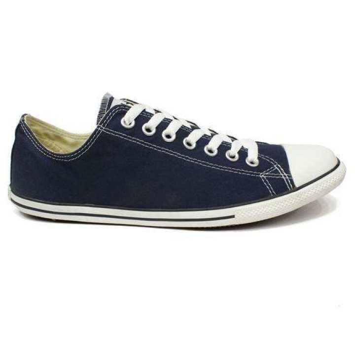 converse slim ox navy