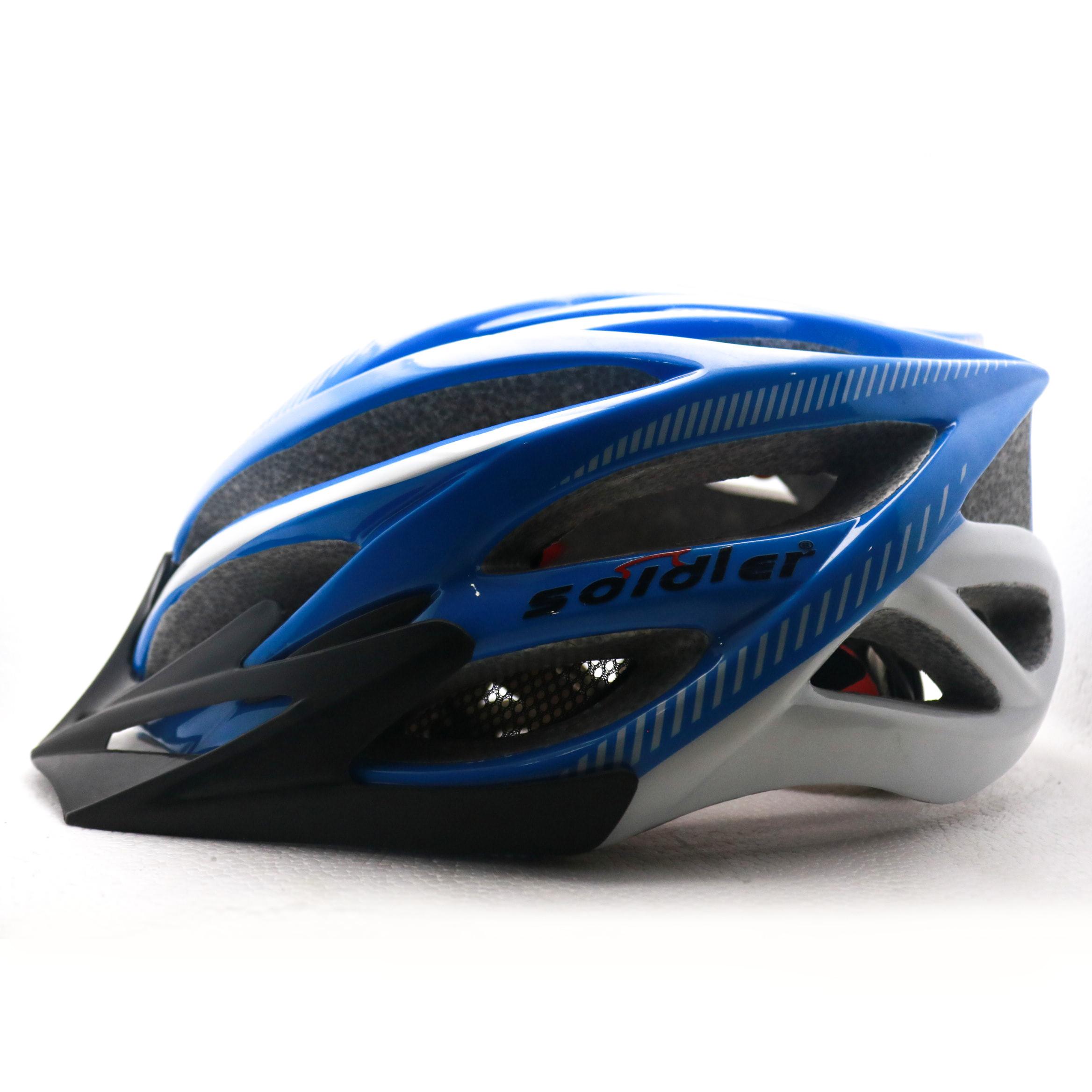 Best deals for Cycling Helmet - Blue (Soldier) with LED Light in Nepal ...
