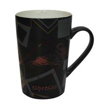 Black Abstract Printed Cup