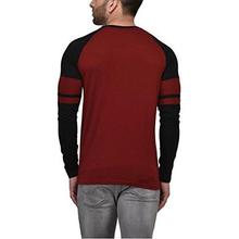 Cenizas Men's Full Sleeves Dual Tone Round Neck Tshirt/T-Shirt