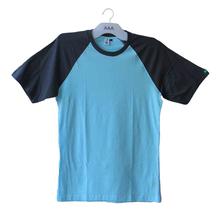 Plain mix T-shirt dark grey and sky blue