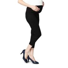 Nine Maternity Black Stretchable Maternity Pant For Women - 3060