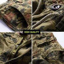 Men's Summer Shorts Camouflage Military Cargo Shorts Men