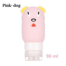 SALE-60/80/90ML Portable Cute Refillable Travel Silicone