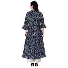 Crazora Women's Cotton Printed A-Line Kurta With Palazzo Set