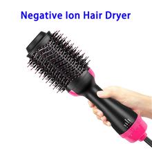 2 In 1 Hair Dryer And Styler Hot Air Ceramic Coated Brush