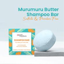 Earth Rhythm Murumuru Butter Shampoo Bar For Curly & Wavy Hair (Paper Box)  Sulfate & Paraben Free - 80 Gm