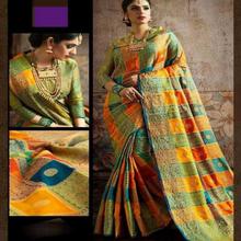 Pure Silk Saree With Attached Blouse