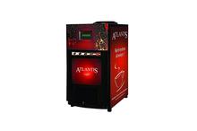 ATLANTIS Metal Mini 2 Lane Tea and Coffee Vending Machine (Black)