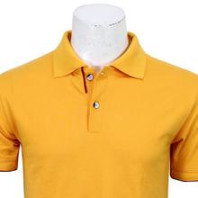 Yellow 2 Buttoned Polo T-Shirt For Men